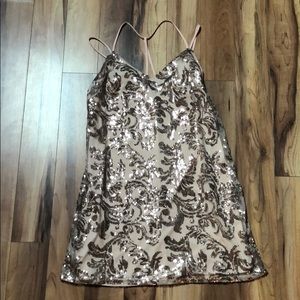 The most comfortable sequin dress!
